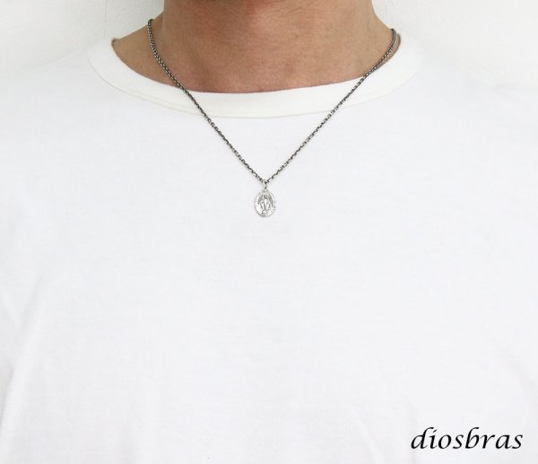 画像3: 極小マリアプレート ネックレス メイン マリアペンダントトップ銀シルバー925 マリア様  マリア ネックレス  SILVER925 maria  マリアネックレス送料無料マリア ネックレス メダイ