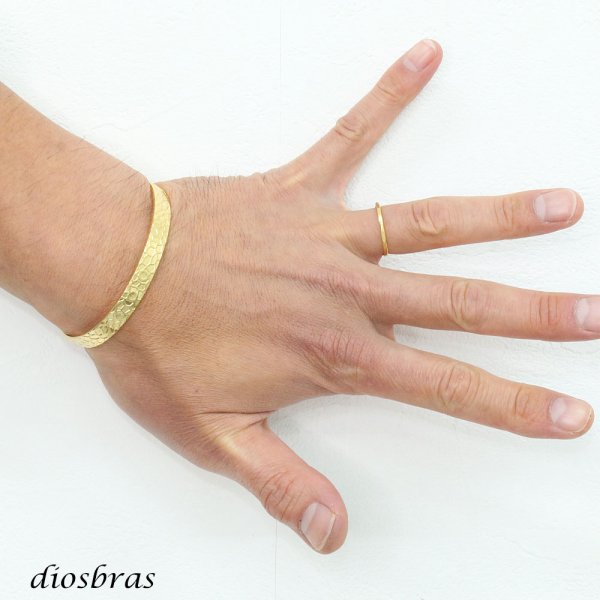 画像2: バングル ステンレス 波紋　波型  316L サージカルステンレス プレーン ステンレスブレスレット ステンレスバングル シルバーブレスレット ゴールド シルバー ブラックニッケル   メンズ レディース SILVER925 ステンレススティール シルバーアクセ  diosbras-ディオブラス-