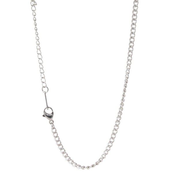 画像4: 喜平 ステンレス サージカルステンレス アレルギーフリー シルバーチェーン シルバー アジャスター付き チェーン アンカーチェーン 幅3mm 52cm ネックレス チェーン  鎖 首飾り ギフト  チェーン シルバーネックレスチェーン あずきチェーン