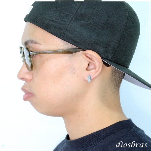 画像3: マリア ピアス クリスチャン キリスト シルバー９２５ ピアス メンズ レディース イヤリング アクセサリー マリア 本物シルバー９２５ 片方ピアス メンズ レディース 12mm