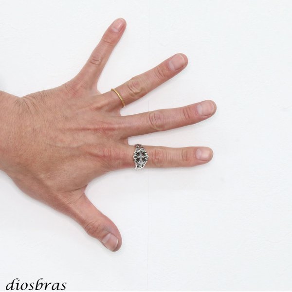 画像3: クロス リング　シルバー925 シルバーリング  メンズ クロス 十字架 シンプルクロス  スターリングシルバー ゴシック 指輪 ring silver925 銀 シルバーアクセサリー 男性 女性 レディース 極小 シンプル ピンキー 