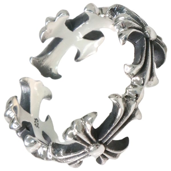 画像4: クロス フリーサイズ リング　シルバー925 シルバーリング  メンズ クロス 十字架 シンプルクロス 極小 スターリングシルバー ゴシック 指輪 ring silver925 銀 シルバーアクセサリー 男性 女性 レディース 極小 シンプル ピンキー メール便なら全国送料無料