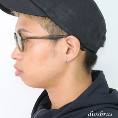 画像3: クロス ピアス シルバー９２５ 十字架 片方ピアス 片耳販売 メンズ レディース 極小クロス (3)