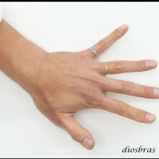 画像9: ステンレス  フリーサイズ チェーン マリーナ マリンチェーン マリナ リング チェーン リング シルバー 金属アレルギー対応 光沢 ゴールド 金 リング アクセサリー メンズ レディース (9)