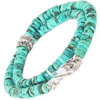 ネックレス ターコイズ　グリーン ビーズ ネックレス  フェザー ネックレス メンズ ネイティブ  羽 ターコイズ オニキス シルバー９２５ チェーン メディスンホイール フェザーネックレス diosbras-ディオブラス