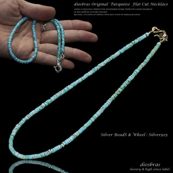 画像5: diosbras-ディオブラス ターコイズ グリーン 馬蹄 ホースシュー フェザー ネックレス メンズ ネイティブ  羽 ターコイズ オニキス シルバー９２５ チェーン メディスンホイール フェザーネックレス
