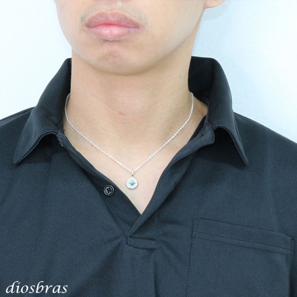 画像3: ターコイズ ペンダント トップ 太陽神　サンマーク  ペンダント ターコイズ しずく型 トルコ石 天然ターコイズ ネイティブアメリカン インディアンジュエリー シルバー925  ネックレス メンズ レディース メール便なら送料無料