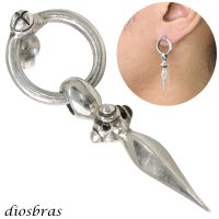 本物シルバー925 ダガー ドージェ ドロップピアス ピアス 片方ピアス 片耳販売 メンズ レディース アクセサリー シルバー