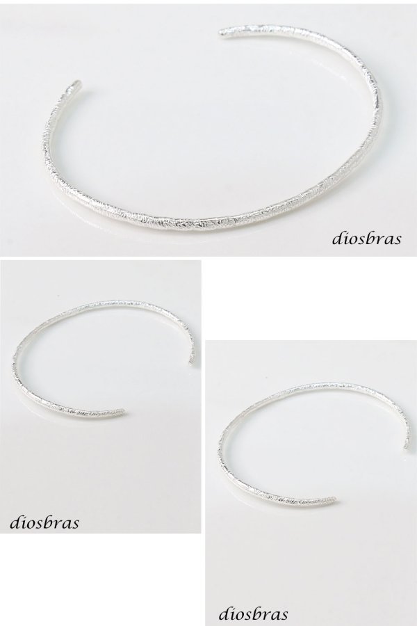 画像2: シルバーバングル  シルバーアクセサリー フロスト プレーン シンプル シルバーアクセサリー メンズ シルバーバングル ブレスレット シルバー925 メンズ レディース アクセサリー プレゼントに人気