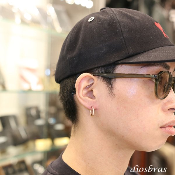 画像5: ステンレス フープピアス ゴールド ローズゴールド ジルコニア 金属アレルギー対応 メタル素材 シンプル 小さめ フープ ループ リング 輪っか ピアス アクセサリー メンズ レディース 中折れ式 ゴールド ローズゴールド 16mm