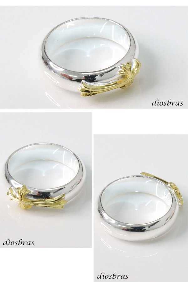 画像2: シルバー925 シルバーリング ゴールド  メンズ クロス 十字架 シンプルクロス  スターリングシルバー ゴシック 指輪 ring silver925 銀 シルバーアクセサリー 男性 女性 レディース シンプル ピンキー メール便なら全国送料無料