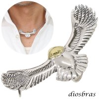 ネイティブイーグルペンダント  トップのみ  シルバーネックレス トップ メンズ ゴールド ラッピング シルバーペンダント