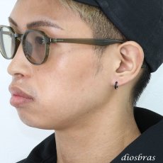 画像5: ステンレス フープピアス ブラック ローズゴールド ゴールド 金属アレルギー対応 光沢 メタル素材 シンプル 小さめ フープ ループ リング 輪っか ピアス アクセサリー メンズ レディース 中折れ式 10mm  メール便なら送料無料 (5)
