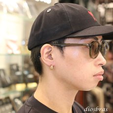 画像3: ステンレス フープピアス シルバー フロスト 金属アレルギー対応 ローズゴールド ライン メタル素材 シンプル 小さめ フープ ループ リング 輪っか ピアス メンズ アクセサリー レディース 中折れ式 14mm (3)