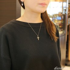 画像3: 日本製 マリア クロス 十字架 k18 トップのみ ペンダント単品 シンプル ゴールド ペンダント 18k メンズ レディース 18金 チャーム クロスペンダント トップ  ネックレス (3)