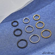 画像4: フープ リング ボディーピアス ステンレス 16G 16ゲージ 鼻ピア ス 軟骨ピアス つけっぱなし ト ラガス 耳たぶ 舌ピ へそピアス インダストリアル (4)