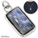 一点物 ムーンストーン ブルームーンストーン ペンダント ネックレス シルバー９２５ ナバホ 四角 