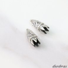 画像5: エンドパーツ２個セット アラベスク チョーカー作成用 カスタム オリジナル作成用 アクセサリーパーツ クロス プレーン キーフック チェーン フック  シルバー シルバー925 パーツ アクセサリー ハンドメイド パーツ  ゴシック アラベスク (5)