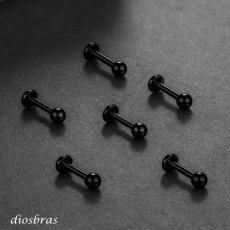 画像4: ボディピアス キャッチ 16G チャーム ラブレット 軟骨ピアス トラガス ピアス つけっぱなし ヘリックス ヘリックスピアス サージカルステンレス 金属アレルギー対応 ファーストピアス メンズ ラブレットスタッド 定番 片耳用 なんこつぴあす ボディーピアス (4)
