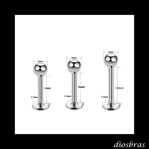 画像2: ボディピアス キャッチ 16G チャーム ラブレット 軟骨ピアス トラガス ピアス つけっぱなし ヘリックス ヘリックスピアス サージカルステンレス 金属アレルギー対応 ファーストピアス メンズ ラブレットスタッド 定番 片耳用 なんこつぴあす ボディーピアス