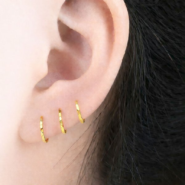 画像4: フープ　リング ボディーピアス 16G 16ゲージ  ステンレス メンズ　鼻ピアス　軟骨ピアス つけっぱなし トラガス 軟骨ピアス ボディーピアス 耳たぶ 舌ピ へそピアス インダストリアル ファーストピアス セカンドピアス