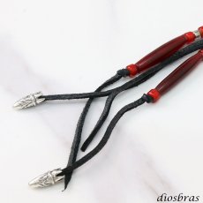 画像4: エンドパーツ２個セット アラベスク チョーカー作成用 カスタム オリジナル作成用 アクセサリーパーツ クロス プレーン キーフック チェーン フック  シルバー シルバー925 パーツ アクセサリー ハンドメイド パーツ  ゴシック アラベスク (4)