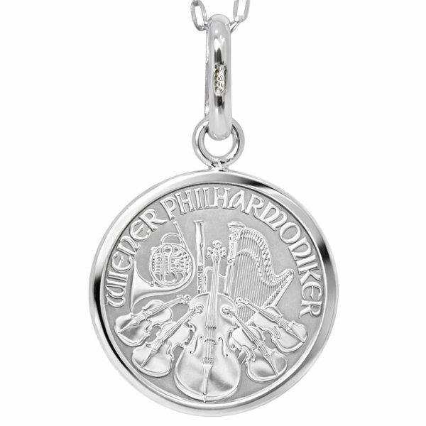 画像5: コイン ペンダント プラチナ Pt999 Pt850 純プラチナ ペンダントトップ コインネックレス ネックレス コイン ウィーンハーモニー コインペンダントトップ 1/25 oz 男性 女性 プレゼント インゴット