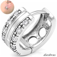 ジルコニア リング シルバー９２５  フープピアス ピアス メンズ レディース イヤリング アクセサリー フープ２連 シルバー９２５ 片方ピアス メンズ レディース 12mm
