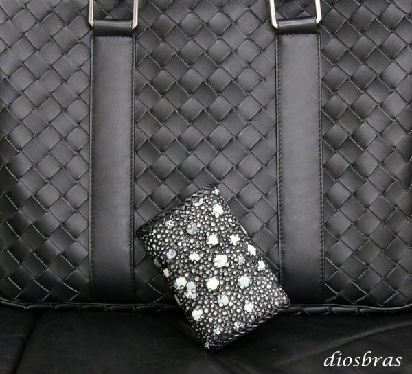 画像8: キーケース　6連　ガルーシャ　スティングレイ メンズ レディース 本革 スティングレー スター エイ革 梅花皮 かいらぎ イバラエイ  スタースティングレー バイカー 牛革 ハンドメイド 三つ折り財布 財布 レザーウォレット ウォレット バイカー ハーフウォレット