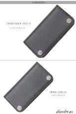 画像5: 長財布 クロス トラッカーウォレット シルバー925製 コンチョ 十字架 レザーウォレット 革財布 本革 レザー シュリンクレザー かぶせ財布 ウォレット ハンドメイド 牛革 レディース おしゃれ スリム メンズ長財布  男性 女性 メンズ財布 ファスナー カード収納 大容量 (5)