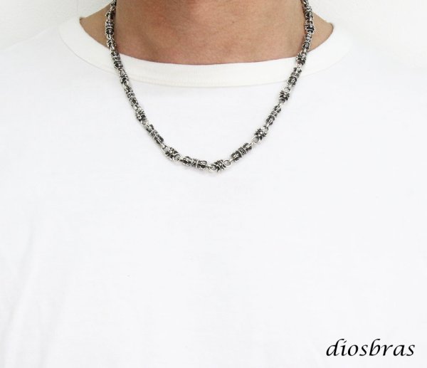 画像4: ネックレス チェーン ネックレスチェーン　クロス 十字架　太陽神　サンマーク　メンズ レディース シルバーネックレス シルバー925 アラベスク クロス 十字架 スクエアデザイン ネックレスチェーン シルバー925 