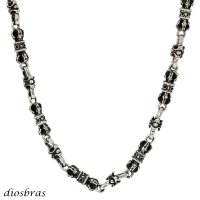 ネックレス チェーン ネックレスチェーン　クロス 十字架　太陽神　サンマーク　メンズ レディース シルバーネックレス シルバー925 アラベスク クロス 十字架 スクエアデザイン ネックレスチェーン シルバー925 