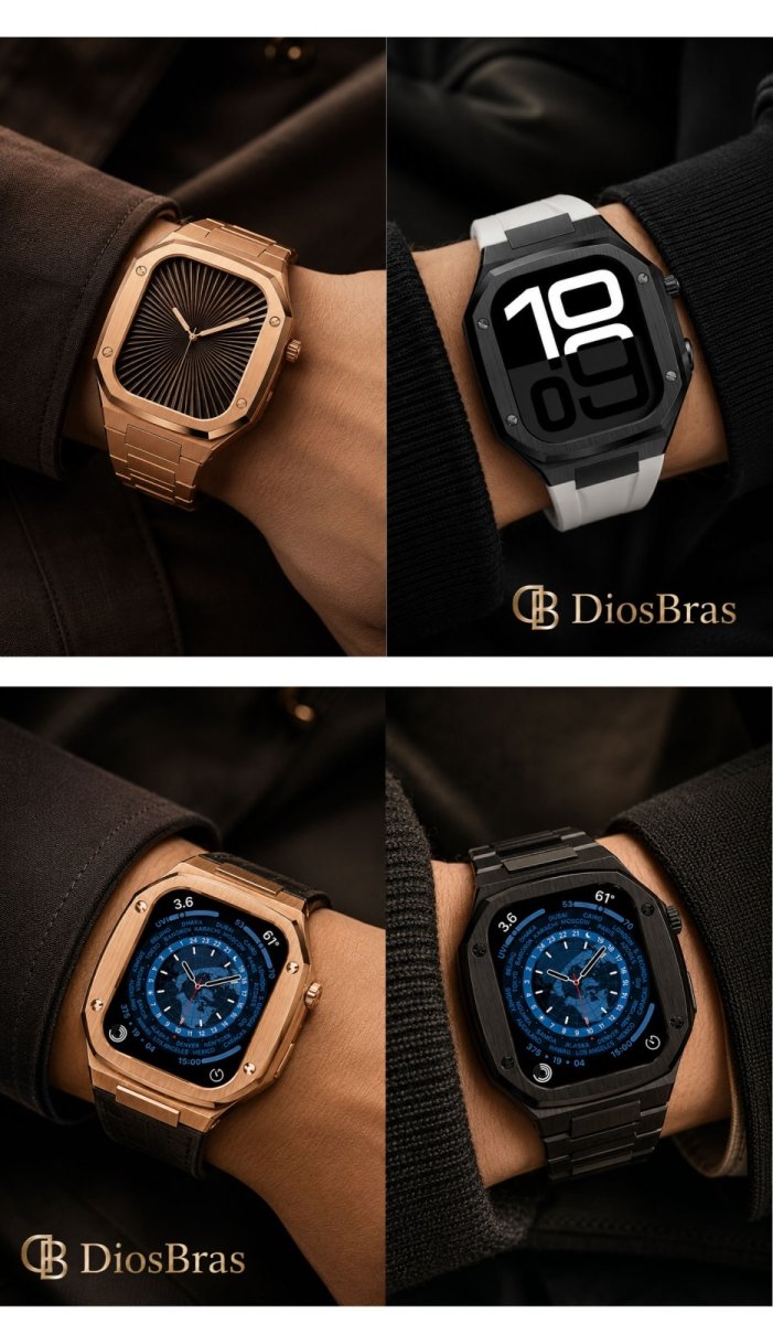 画像18: apple watch アップルウォッチ  バンド ステンレス ケース　カバー 一体型 バンド ラバー 高級ベルト ケースバンド メンズ ベルト ステンレス 44mm 40mm 41mm 45mm 一体型 おしゃれ 腕時計 プレゼント クロコダイル レザーストラップ  Series4/5/6/7/8/9/10/SE (18)