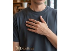 画像6: ステンレス  リング  アンカー チェーン マリーン　マリーナ リング シルバー 金属アレルギー対応 光沢 リング アクセサリー メンズ レディース (6)