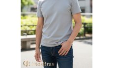 画像5: ２連ステンレス  リング  チェーン リンク シルバー 金属アレルギー対応 光沢 リング アクセサリー メンズ レディース (5)