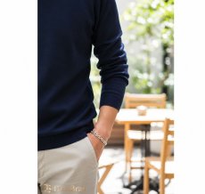 画像6: ステンレス アンカー チェーン ブレスレット  バングル シンプル マリーナ　マリン　ロロマリーナ   シルバーメンズ レディース 女性 腕輪 金属アレルギー対応 (6)