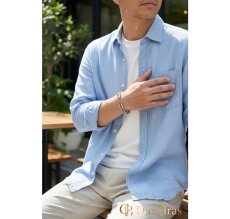 画像2: ステンレス 馬蹄 シルバー925 フック エッジ デザインチェーン  チェーン ブレスレット シンプル  シルバーメンズ レディース 金属アレルギー対応 (2)