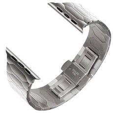 画像11: アップルウォッチ バンド  ベルト apple watch ステンレス バンド 49mm 44mm/45mm/46ｍｍ ULTRA ウルトラ バンド ベルト  高級  バタフライバックル ブラック オレンジ メンズ  スポーツ   6 /7/8/9/10/11/ULTRA/SE ステンレススチール (11)