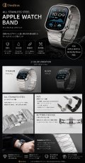 画像3: アップルウォッチ バンド  ベルト apple watch ステンレス バンド 49mm 44mm/45mm/46ｍｍ ULTRA ウルトラ バンド ベルト  高級  バタフライバックル ブラック オレンジ メンズ  スポーツ   6 /7/8/9/10/11/ULTRA/SE ステンレススチール (3)