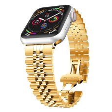 画像10: アップルウォッチ バンド  ベルト apple watch ステンレス バンド 49mm 44mm/45mm/46ｍｍ ULTRA ウルトラ バンド ベルト  高級  バタフライバックル ブラック オレンジ メンズ  スポーツ   6 /7/8/9/10/11/ULTRA/SE ステンレススチール (10)