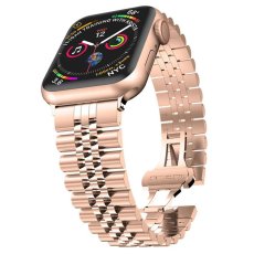 画像11: アップルウォッチ バンド  ベルト apple watch ステンレス バンド 49mm 44mm/45mm/46ｍｍ ULTRA ウルトラ バンド ベルト  高級  バタフライバックル ブラック オレンジ メンズ  スポーツ   6 /7/8/9/10/11/ULTRA/SE ステンレススチール (11)