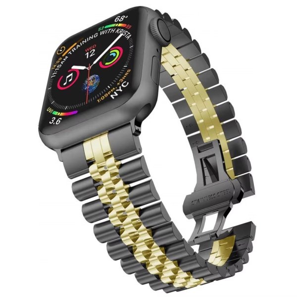 画像17: アップルウォッチ バンド  ベルト apple watch ステンレス バンド 49mm 44mm/45mm/46ｍｍ ULTRA ウルトラ バンド ベルト  高級  バタフライバックル ブラック オレンジ メンズ  スポーツ   6 /7/8/9/10/11/ULTRA/SE ステンレススチール