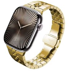 画像12: アップルウォッチ バンド  ベルト apple watch ステンレス バンド 49mm 44mm/45mm/46ｍｍ ULTRA ウルトラ バンド ベルト  高級  バタフライバックル ブラック オレンジ メンズ  スポーツ   6 /7/8/9/10/11/ULTRA/SE ステンレススチール (12)