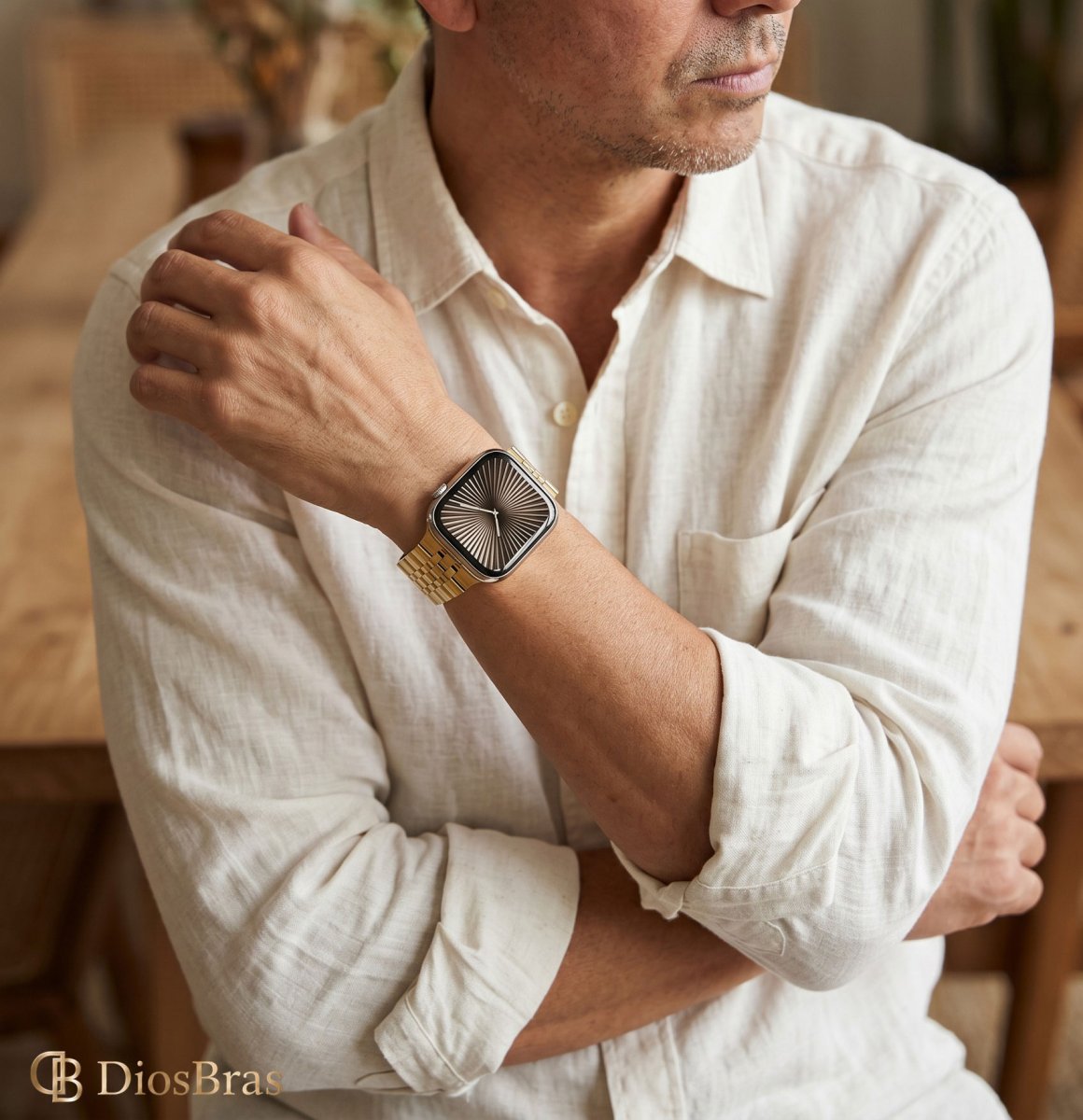 画像9: アップルウォッチ バンド  ベルト apple watch ステンレス バンド 49mm 44mm/45mm/46ｍｍ ULTRA ウルトラ バンド ベルト  高級  バタフライバックル ブラック オレンジ メンズ  スポーツ   6 /7/8/9/10/11/ULTRA/SE ステンレススチール (9)