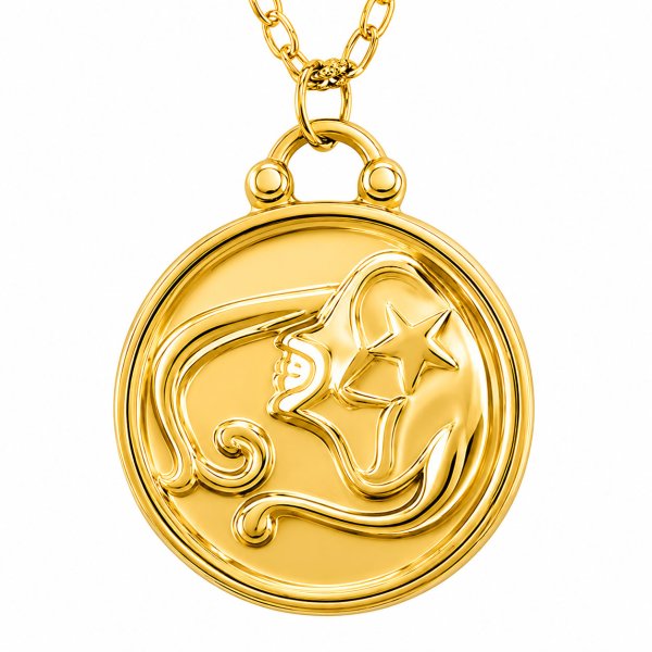 画像27: 星座 星 ペンダント ステンレス　ペンダント ゴールド　シルバー トップ  ネックレス メイン ペンダントトップ １２星座 ネックレス ステンレス チェーン 45cmセット