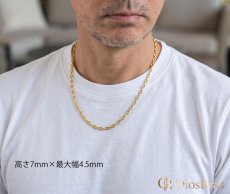 画像16: ステンレス サージカルステンレス マリーン マリーナ アンカー シルバーチェーン シルバー ゴールド　マンテル Tバー　カニカン　ねじり チェーン 40/45/50/55/60/70cm ネックレス チェーン  鎖 首飾り ギフト  チェーン シルバーネックレスチェーン あずきチェーン (16)