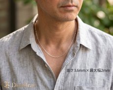 画像12: ステンレス サージカルステンレス マリーン マリーナ アンカー シルバーチェーン シルバー ゴールド　マンテル Tバー　カニカン　ねじり チェーン 40/45/50/55/60/70cm ネックレス チェーン  鎖 首飾り ギフト  チェーン シルバーネックレスチェーン あずきチェーン (12)