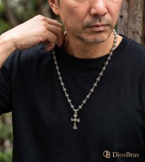 画像4: クロス ペンダント トップ クロス クロスボールチェーン ペンダント トップ　 シルバー９２５ ネックレス トップ メンズ ロザリオ [シルバーペンダント  十字架 クリスマス プレゼント (4)