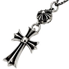 画像8: クロス ペンダント トップ ２連クロス クロスボール ペンダント トップ　 シルバー９２５ ネックレス トップ メンズ ロザリオ [シルバーペンダント  十字架 クリスマス プレゼント (8)