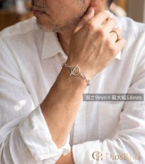 画像6: マンテル ステンレス シルバー925　馬蹄 アンカーフック チェーン マリーン ブレスレット シンプル マリーナ　マリン　ロロマリーナ  ゴールド シルバーメンズ レディース 女性 腕輪 金属アレルギー対応 (6)
